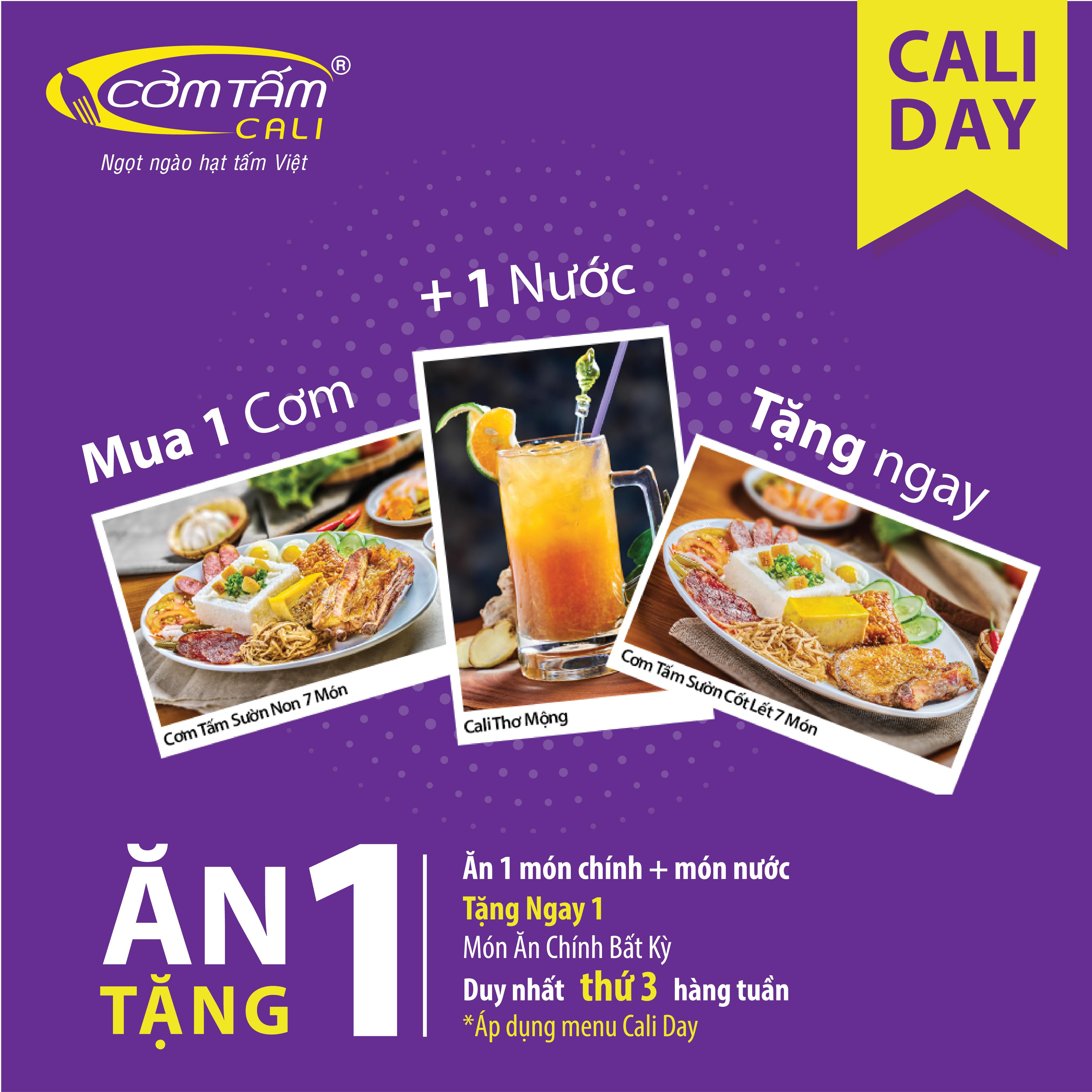 CALI DAY - ĂN CÀNG NHIỀU - KHUYẾN MÃI CÀNG LỚN